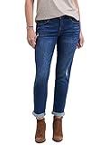 Democracy womens Democracy Women's Plus-size "Ab"solution Girlfriend Jeans, Blue, 24 Plus