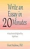 Write an Essay in 20 Minutes: English College Essay Generator (Essay and Thesis Writing)