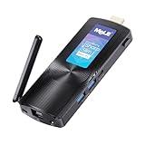 MeLE Fanless Mini PC Stick PCG02, Celeron J4125 8GB RAM 256GB eMMC, Micro Desktop Computer HDMI USB, Gigabit Ethernet, Wi-Fi5 on Business, Industrial, Office, Media, IoT