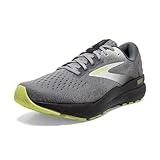 Brooks Men’s Ghost 16 Neutral Running Shoe - Primer/Grey/Lime - 11.5 Wide