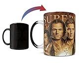 Morphing Mugs Supernatural – Sam and Dean - One 11 oz Color Changing Heat Sensitive Ceramic Mug – Image Revealed When HOT Liquid Is Added! – Officially Licensed Merchandise