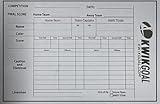 Score Card for Kwik Goal Soccer Coach Referee Gear Score Sheets