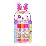 Lip Smacker Easter Lip Balm Trio Card - Bunny | Easter Basket Stuffers for Children