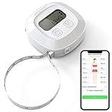 arboleaf Digital Body Measuring Tape, 60in Body Tape Measure, Bluetooth Measuring Tape for Body Measurements, Body Measurement Tape for Weight Loss, Locking, Retractable