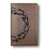 Personalized Crown of Thorns NLT Thinline Reference Bible | Custom Name Engraved New Living Translation | Gift for Study and Baptism | Access to Bible App
