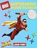 Big Superhero Word Search for kids, teens, and seniors