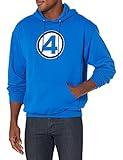 Marvel Fantastic Four Classic -Costume -Mens Pullover Hoodie, Royal Blue, 3X-Large