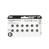 Amazon Basics 12-Pack LR44 Alkaline Button Cell Battery, 1.5 Volt, Long Lasting Power, Mercury-Free