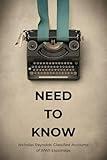 Need to Know: Nicholas Reynolds' Classified Accounts of WWII Espionage