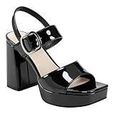 Marc Fisher Women's Graduate Heeled Sandal, Black 002, 9