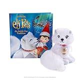 Elf Pets: an Artic Fox Tradition - Huggable Elf Pet Arctic Fox Stuffed Animal - Includes Beautifully Illustrated Hardbound Storybook, Mini Snow Globe Charm and Official Adoption Certificate