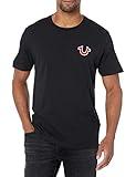 True Religion mens Buddha Logo Short Sleeve Tee, Black, X-Large