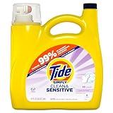 Tide Simply Clean & Sensitive Laundry Detergent, Cool Cotton Scent, 89 Loads, 117 Fl Oz, Tide Laundry Detergent, Laundry Soap