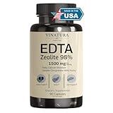 VINATURA EDTA Capsules - 1500mg per serv, USA Made & Tested, Liver Support - Edta Calcium Disodium, Kale Extract - 90 Capsules 45 Servings