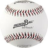 Rawlings | Incredi-Ball White Softstitch Baseballs | 9" | Cloth & Synthetic Leather Cover Options | 12 Count