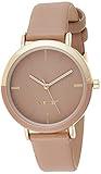 Nine West Women's Gold-Tone and Tan Strap Watch, NW/2346GPTN, Tan/Gold