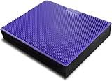 Yes4All Balance Pad Massage/Yoga Pad with Foot Massage Mat for Physical Therapy and Fitness Workout Training, Suitable for Home, Work, Rehabilitation- Purple X-Large