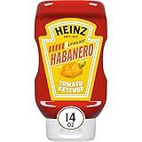 Heinz Tomato Ketchup Blended with Habanero, 14 oz Squeeze Bottle