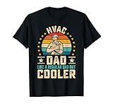 Father Technician- HVAC Dad Like a Regular Dad But Cooler T-Shirt