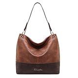 Wrangler Hobo Bags for Women Leather Hobo Purses Shoulder Bag Tote Bag Womens Purses and Handbags WG20-918BR