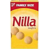 Nilla Wafers Cookies, Vanilla Wafers, Family Size, 15 oz