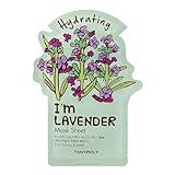 TONYMOLY I'm Real Lavender Hydrating Mask Sheet, Pack of 1