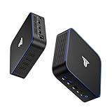 SRESNAIL Windows 11pro Mini PC, 16GB RAM & 512GB M.2 SSD Tiny Desktop Computer, Alder Lake N95 CPU, 4 Cores 4 Threads Mini PC, Support 2.4G & 5.0G WiFi, Gigabit Ethernet Black