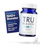 TRU NIAGEN Patented NAD+ Supplement for Anti Aging and Cell Regeneration, 300 mg Niagen, 30 Servings | Supports Cellular Energy, Brain, Muscle | Nicotinamide Riboside (NR) Take 1 Daily | 1 Bottle