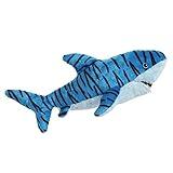 Aurora® Adventurous Destination Nation™ Tiger Shark Stuffed Animal - Global Exploration - Learning Fun - Blue 16 Inches