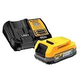 DEWALT 20V MAX* Starter Kit with POWERSTACK Compact Battery and Charger (DCBP034C)