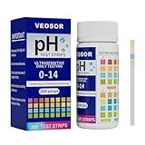 PH Test Strips 0-14, 200 Strips Universal Litmus Papers PH Test Strips for Urine & Saliva & Water & Food, Quickly Test Alkalinity and Acidity Levels, Get Highly Accurate Results in Seconds