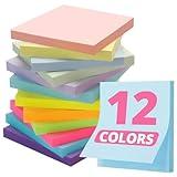 Sticky Notes, 12 Pads, 3x3 inches, Soft Pastel Self-Stick Note Pads, Perfect for Office, Study, and Daily Life Organization - Soft Pastel