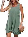 BKRIVE Cruise Outfits Summer Dresses for Women 2025 Women’s Bathing Suits Swimsuit Cover Up Beach Clothes Essentials GreyishGreen XL