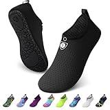 SIMARI Water Shoes for Women Men Swim Aqua Socks Beach Pool Essentials Barefoot Surf River Boat Kayak Sea Yoga Sand Exercise Sport Accessories Breathable Quick-Dry Adult Youth Kid Size SWS001