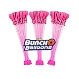 Bunch O Balloons Pink (3 Bunches) by ZURU, 100+ Rapid-Filling Self-Sealing Pink Colored Instant Water Balloons for Outdoor Family, Friends, Children Summer Fun (3 Bunches, 100 Balloons)