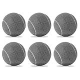 ZIYIZE PreCut Walker Tennis Ball Glides 6PCS Walkers Legs Universal Precut Glide Balls | Heavy Duty Long Lasting Felt Pad Glide Coverings (Grey)