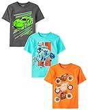 The Children's Place Boys' Short Sleeve Graphic T-Shirt 3-Pack, Extreme Sports, Medium