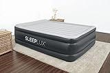 SLEEPLUX Durable Inflatable Air Mattress with Built-in Pump, Pillow and USB Charger, 22" Tall Queen