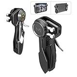 Rakizbe PUBG Controller for Tablet 4 Triggers [6 Finger Operation] Sensitive Shoot Aim Trigger Gamepad Grip, Support 10-12.9 inch iPad & Tablet (Thickness < 10mm), Black