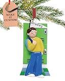 Personalized School Ornament 2024 – Fast & Free 24h Customization – College Christmas Ornament for Tree – Custom Gift Wrapped Teenage School Boy Keepsake for Students