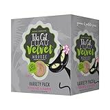 Tiki Cat Velvet Mousse, Protein Blend in Broth Variety Pack, Complete Nutrition for Balanced Diet, Wet Cat Food For All Life Stages, 2.8 oz. Pouch (Pack of 12)