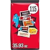 Hershey Miniatures Assorted Flavored, Halloween Candy Bulk Bag, 35.93 oz (115 Pieces)