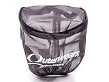 Outerwears Air Filter Wrap, Pre Filter, 3-1/2 in OD, 4 in Tall, Top, Polyester, Black, Each