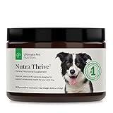 ULTIMATE PET NUTRITION Nutra Thrive™ Canine 40 in 1 Nutritional Supplement for Dogs, Powder Supplement for Dogs, Digestion and Immune Support, Vitamins, Minerals, Probiotics, Enzymes, 30 Servings