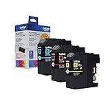 Brother Genuine Standard Yield Color Ink Cartridges, LC1013PKS, Replacement Color Ink Three Pack, Includes 1 Cartridge Each of Cyan, Magenta & Yellow, Page Yield Upto 300 Pages/Cartridge, LC101