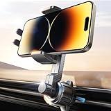 LISEN Back to School Phone Mount for Car Vent [Never Blocking] 360 Rotatable Car Phone Holder Air Vent Clip Hands Free Cellphone Car Mount for iPhone 16 Pro Max Plus 16e 15 14 Samsung Android, Black