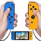 Switch Controllers, Pro Controller Switch, Left and Right Replacement Controllers, Ideal for Those Who Prefer Handheld Mode (Red and Blue)