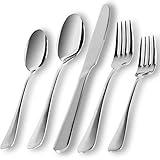 Silverware Set, Briout Flatware Set Service for 4 Stainless Steel Cutlery Set 20 Piece Include Upgraded Knife Spoon Fork Mirror Polished, Dishwasher Safe