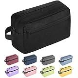 Icramsy Travel Toiletry bag Toiletry bag for women men Hanging toiletry bag Cosmetic bag Travel accessories for Women Men (Black)