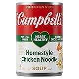 Campbell’s Condensed Heart Healthy Homestyle Chicken Noodle Soup, 10.5 oz Can
